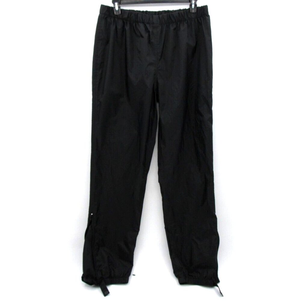 Sierra Designs Wind Pants XL Black Waterproof Nylon Hiking Trail Outdoor Gear